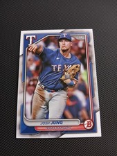 2024 Bowman Baseball Card Paper Base Josh Jung Texas Rangers #98