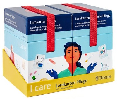 I care Lernkarten Pflege - Set (im Schuber) Walter Anton