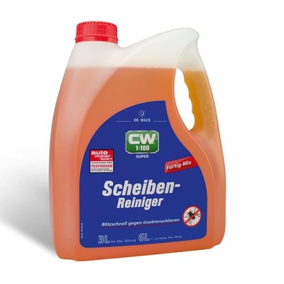 Dr. Wack CW1:100 Super Scheibenreiniger Glasreiniger Glass Cleaner Fertig-Mix 3L