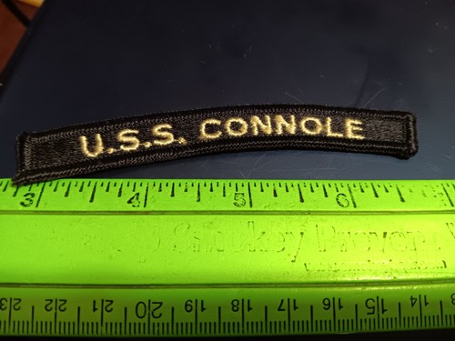 US NAVY SHOULDER STRIP TAB rocker Patch- USS Connole (25-1228)