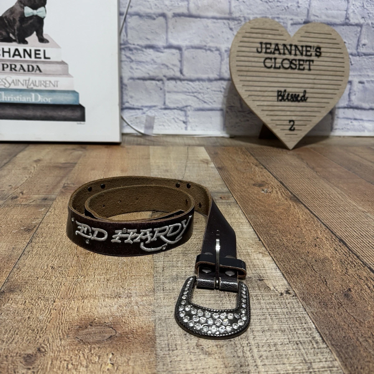 Ed Hardy Leather Brown Belts for Women for sale | eBay