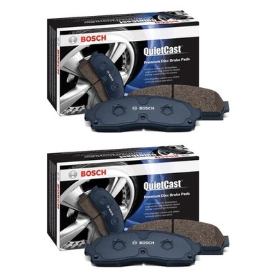 For Ram 1500 12-18 QuietCast Premium Ceramic Front & Rear Disc Brake Pad Set