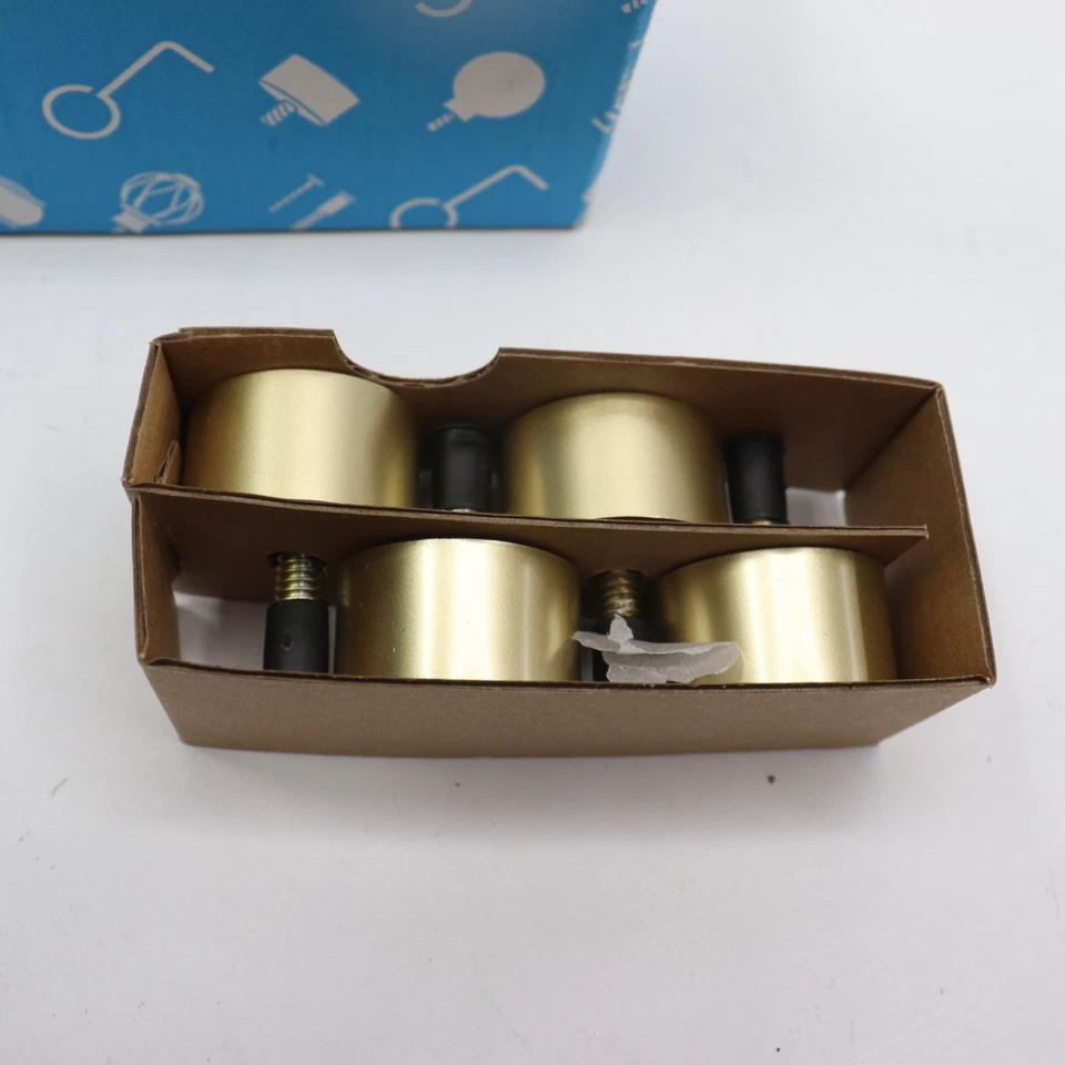 Barra de cortina Umbra dorada 36-66" Foto 2 de 4