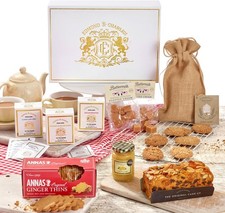Edmond & Charles Luxury Afternoon Tea Hamper for 2 | Gift Box with Teas, Clotte
