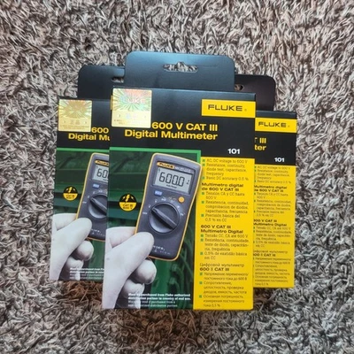 FLUKE 101 Basic Digital Multimeter Pocket Portable Meter AC DC Volt Tester