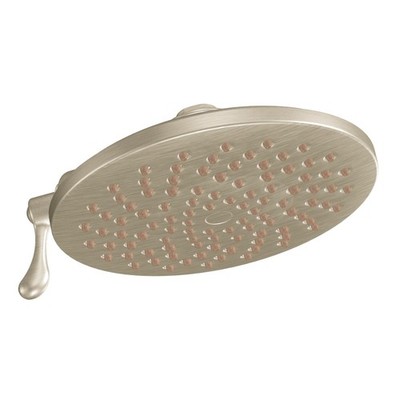 Moen S6320EPBN Velocity 1.75 GPM Multi Function Shower Head, Brushed Nickel