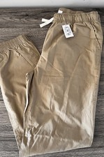 NWT Children  s Place Boys Khaki Jogger Pants Size 18 Elastic Waist
