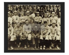 BASEBALL ALL-STAR TEAM ADDIE JOSS BENEFIT GAME 1911 8X10 FRAMED PHOTO