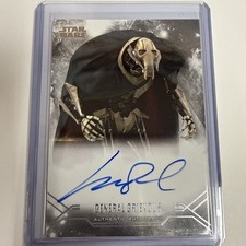 2025 Topps Star Wars Smugglers Outpost General Grievous Matthew Wood Auto SSA-WO