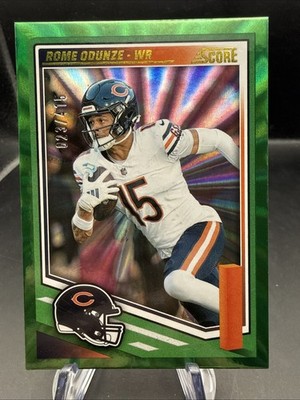 2025 NFL Score Rome Odunze Green Spokes /415
