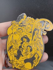 Vintage Disney Princess Pin Brooch Yellow Ena...