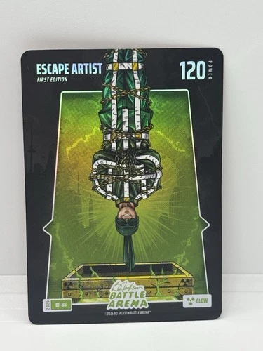 2026 Bo Jackson Battle Arena Escape Artist `Jordan Spieth` #BF88 BattleFoil GLOW