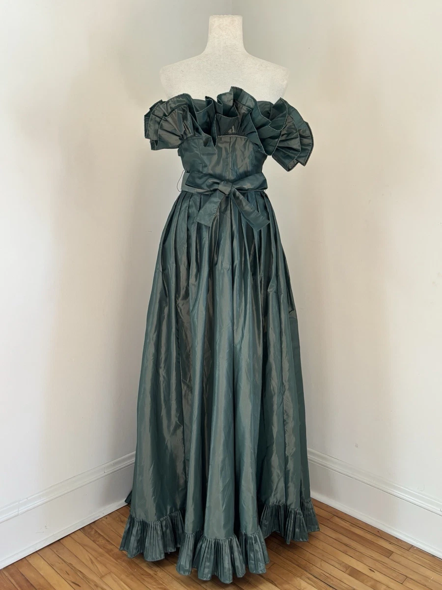 Taffeta Formal Green Vintage Dresses for Women for sale | eBay Taffeta Formal Green Vintage Dresses for Women for sale | eBay