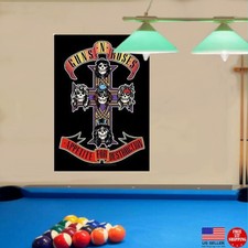 GUNS N ROSES Appetite For Destruction Cloth Poster Flag Banner GNR