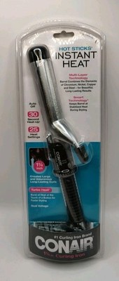 Conair Instant Heat Curling Iron 1-1/4'' 25 Heat Settings Model CD82WCSR 