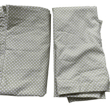 Pottery Barn Kids Green  White Polka Dot Blackout Curtains Toddler 44"x 88  set