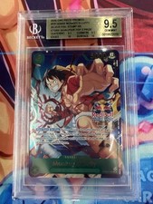 Monkey D. Luffy One Piece Red bull double don Winner PRB02-005 BGS9.5