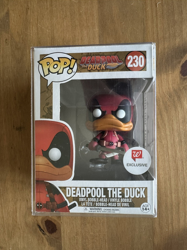 Funko Pop! Vinyl Marvel - Deadpool The Duck #230 + Pop Protector