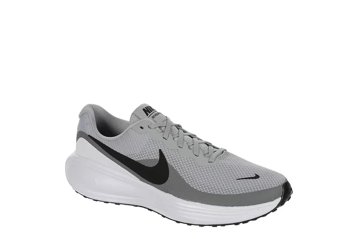 Nike Revolution 8 Men\'s Running Shoes Lt Smoke Grey/Black [HJ9198-004] Sz 11.5 Nike Revolution 8 Light Smoke Grey Smoke Grey White Black main image 3
