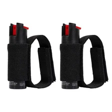 2 PACK Police Magnum pepper spray 1/2oz Jogger Runner Strap Defense Security 