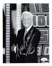 BOB BARKER HAND SIGNED 8x10 PHOTO     GREAT POSE     PRICE IS RIGHT HOST     JSA