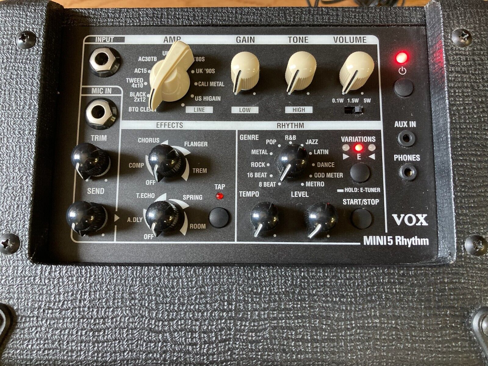 VOX Guitar Modeling Amplifier Amp Rhythm Pattern Built in MINI 5 5W speaker