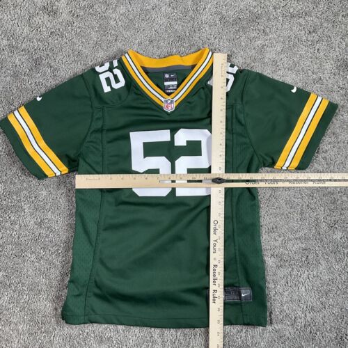 Nike Youth Green Bay Packers Clay Matthews NFL Vintage on Field Jersey XL Stitch - Picture 3 of 10
