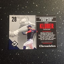 Corey Kluber 2017 Chronicles Baseball #66 MLB Cleveland Indians Pitcher