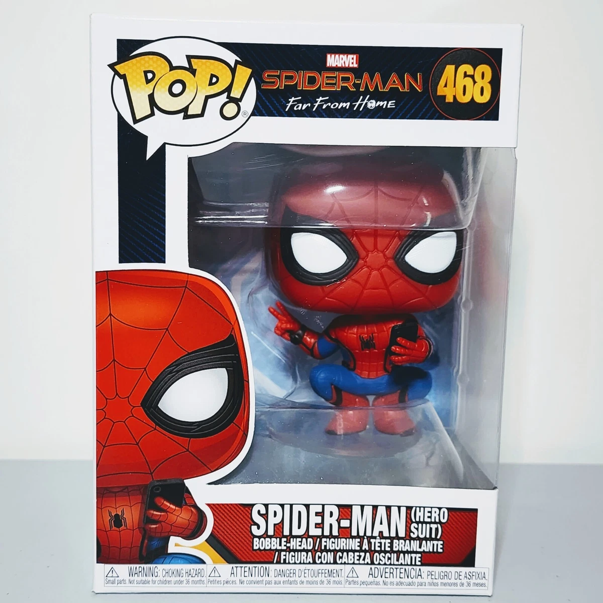 Funko Pop Marvel: Spider-Man Far From Home - Spider-Man (Hero Suit) #468