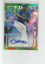 2014 FINEST ROOKIE AUTOGRAPHS REFRACTORS #RAER ENNY ROMERO  E142B