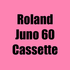Roland Juno 60 Data Recovery Cassette