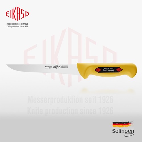 EIKASO Ausbeinmesser 16cm gelb made in Solingen - Bild 2 von 16