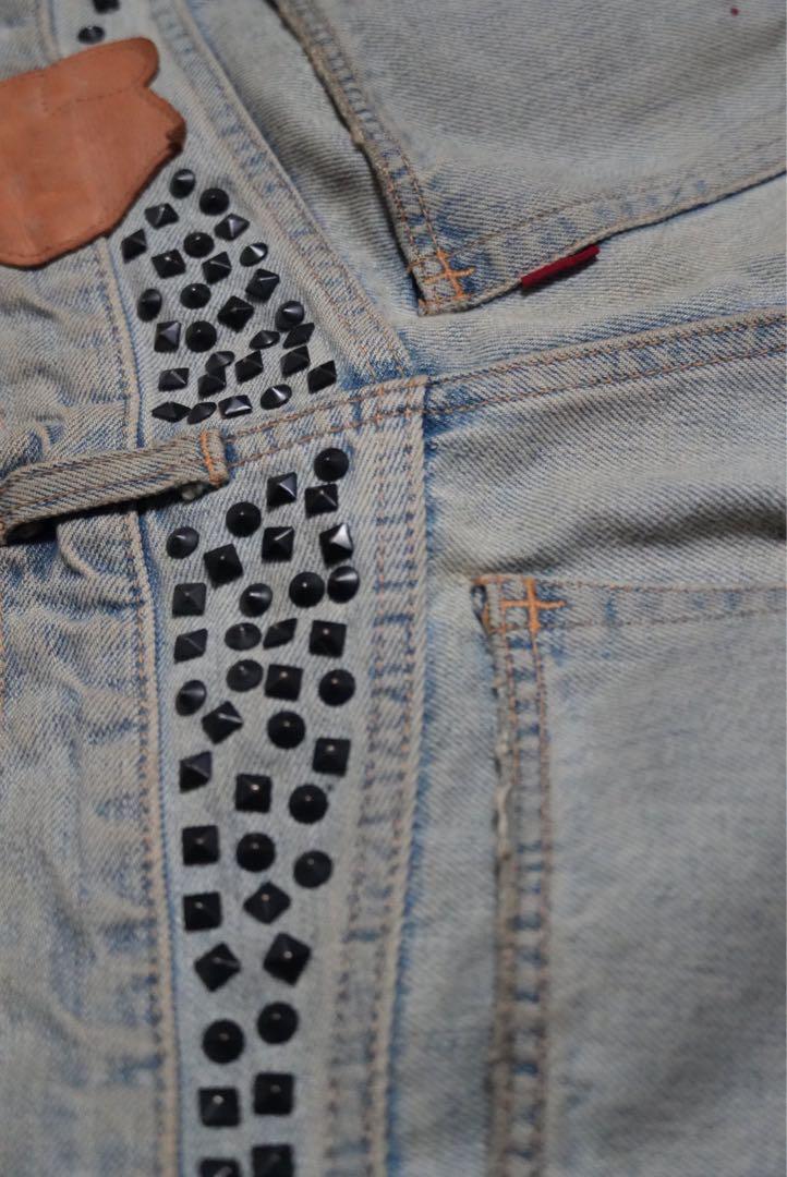 Number Nine 2006Ss Paint Studs Denim Archive size M Vintage Number Nine 2006Ss Paint Studs Denim Archive size M Vintage