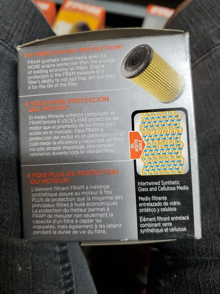 Filtro de aceite de motor protector resistente para Ford Fusion 2006-2009 FRAM TG9641 Foto 4 de 4