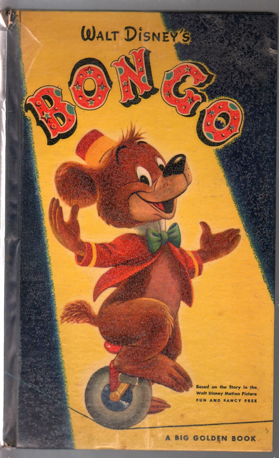 Bongo 1947 Big Golden Book Walt Disney Fun Fancy Free Vg Ebay