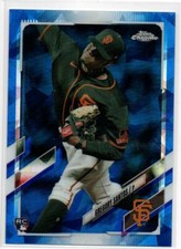 2021 Topps Chrome Update Sapphire US280 Gregory Santos SAN FRANCISCO GIANT RC 46