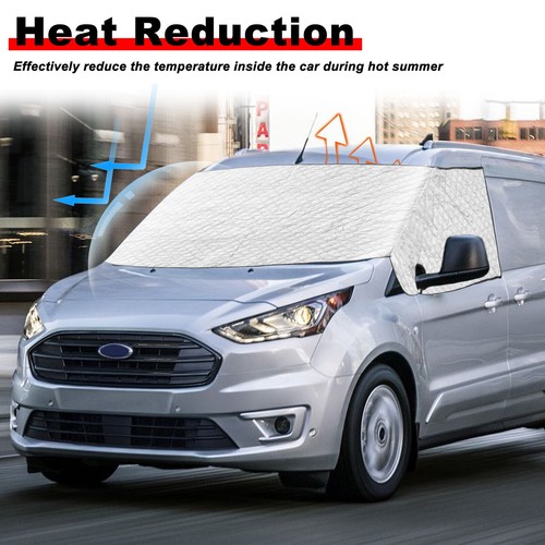 Thermoschutz Windschutzscheibenabdeckung Staubschutz Für FORD TRANSIT CUSTOM DE - Bild 8 von 14