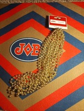 Gold Bead Garland 18' for Crafts, Home Decor, DIY, Beaded Vase, Bead Curtains