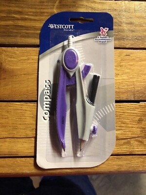 WESCOTT COMPASS WITH PENCIL VAIRETY OF COLORS---- LOT OF 2