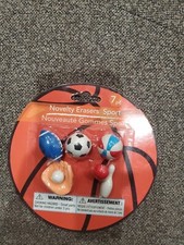 Assortment Of Sports Erasers