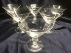 VILCA set of 6 CRYSTAL MARTINI GLASSES made in ITALY COLLEVILCA excellent  — photo 7