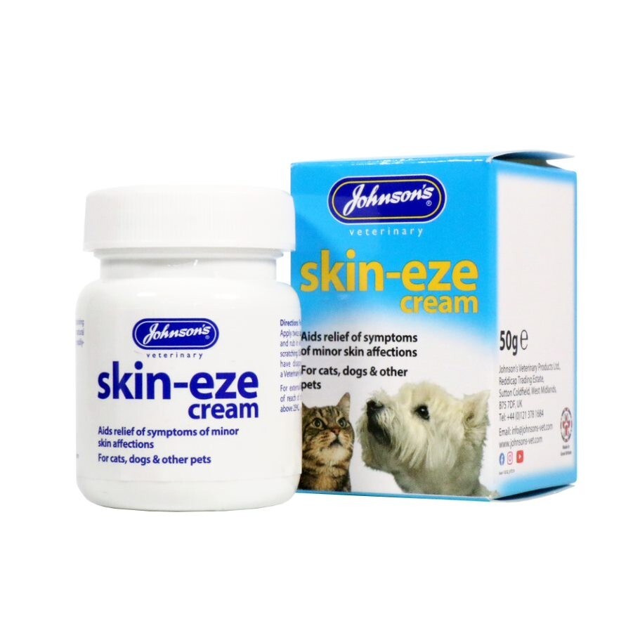 Johnsons Skin-Eze Cream for Cats, Dogs all other Pets 50g - Main Image