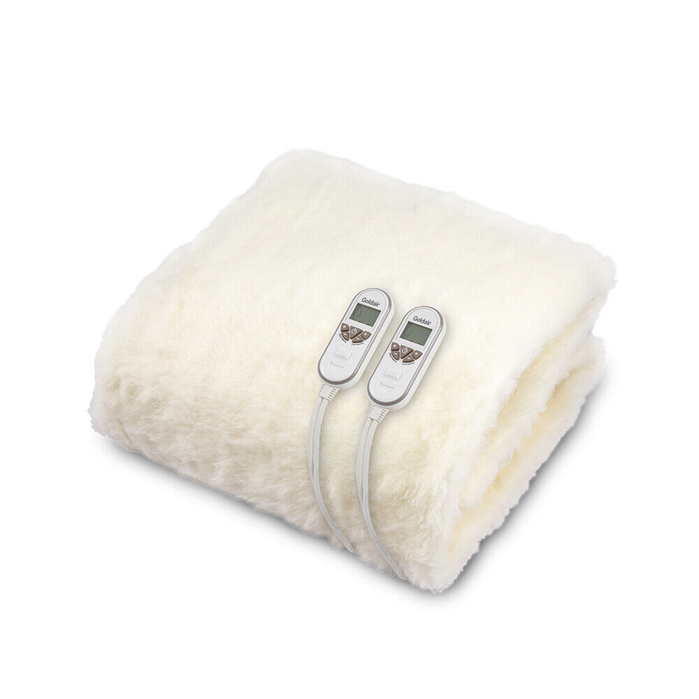 Goldair Australian Wool Electric Blanket - White (SAA130639EA) for sale ...