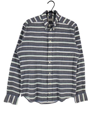ETON Hemd Lässig Formal Karierte Slim Fit Herren Größe M (40)