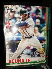 2019 Topps Walmart Holiday Baseball Base Card - Ronald Acuna Jr e11