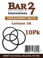 10 Pack Replacement Drive Belts for Lortone Rock Tumbler Model 3A High Grade