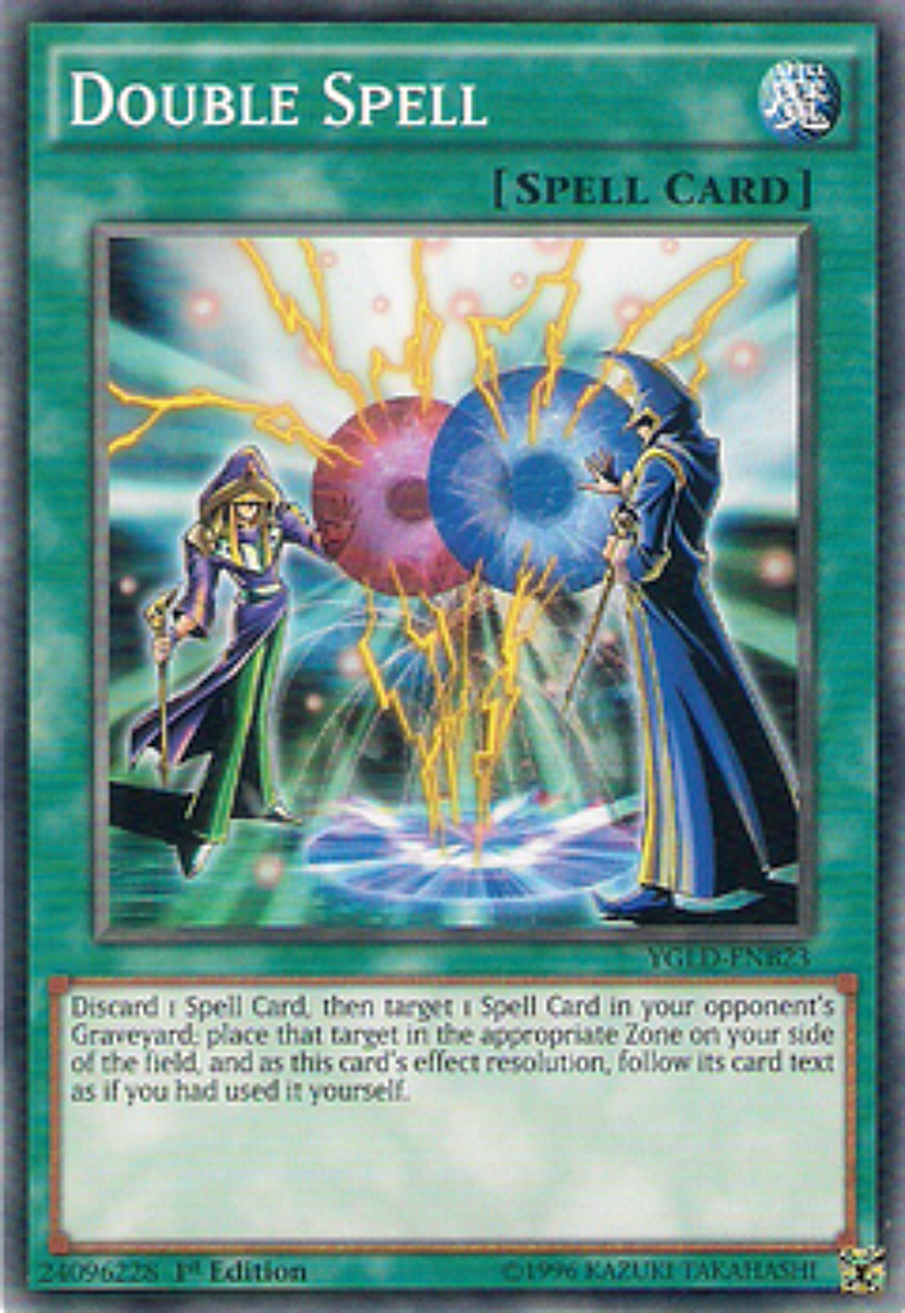 Double Spell YGLD-ENB23 1st (Mint X 1) YUGIOH Common Spell Cards | eBay