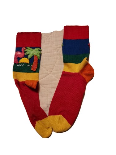VINTAGE Flamingo Socks For Kids