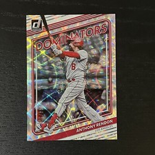 2022 Panini Donruss Baseball Anthony Rendon Dominators D-8 Silver /349 Angels