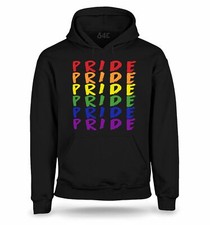 S4E Men's Rainbow Pride Hoodies LGBTQ Love is Love Wins Sweatshirts